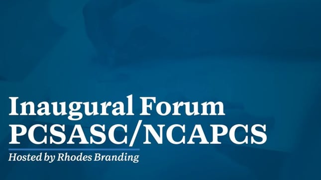Inaugural PCSASC/NCAPCS Charter Forum